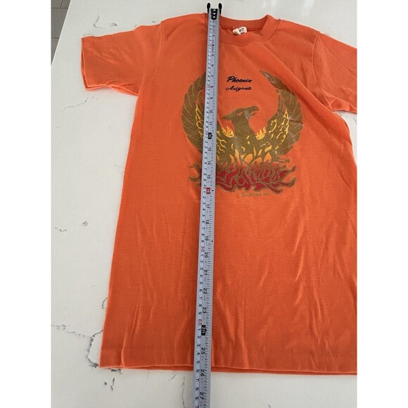 Rare vintage NOS Phoenix, Arizona Orange T-Shirt, Sport-T Stedman Tag SMALL 50/5 - Picture 5 of 5